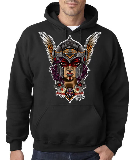 Art Society x Retro Kings VALKYRIE HOODIE BLACK