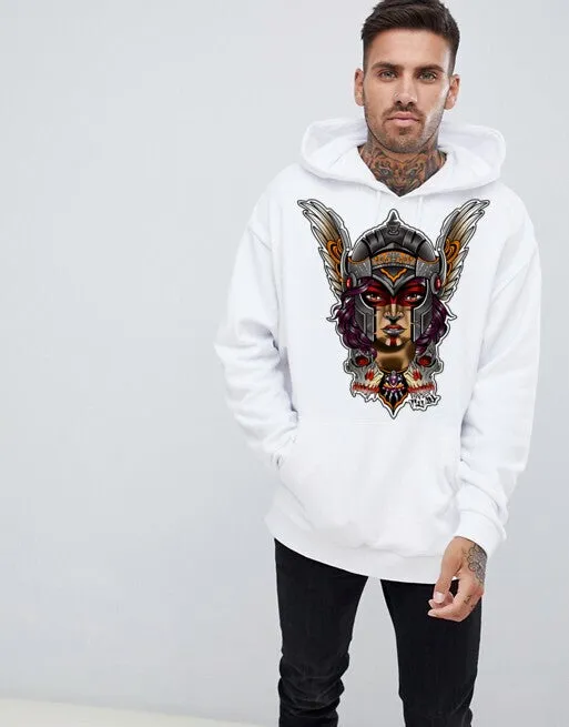 Art Society x Retro Kings VALKYRIE HOODIE WHITE