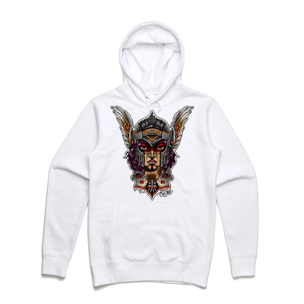 Art Society x Retro Kings VALKYRIE HOODIE WHITE