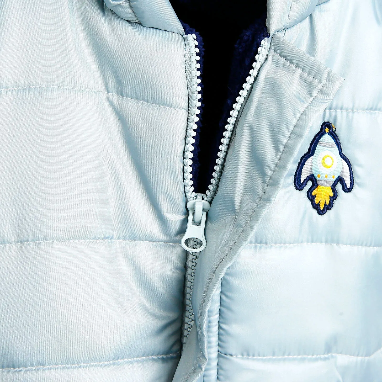 BabyZ Space Pocket Coat - Blue