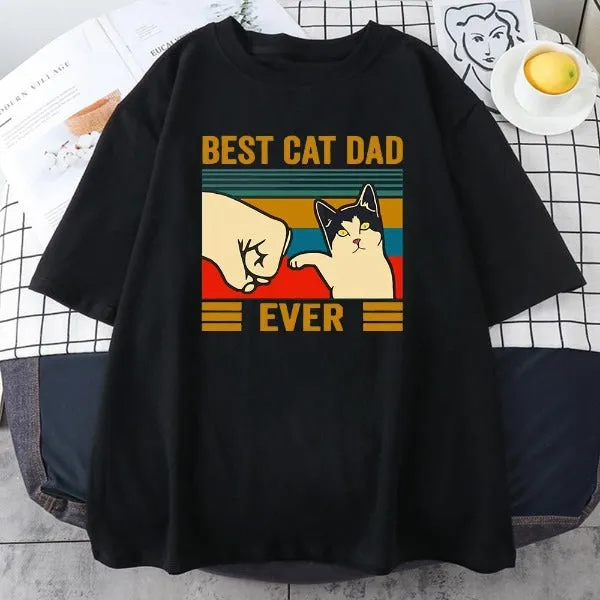 Best Cat Dad Ever Men's T-Shirt