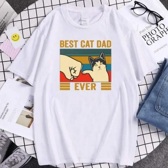 Best Cat Dad Ever Men's T-Shirt