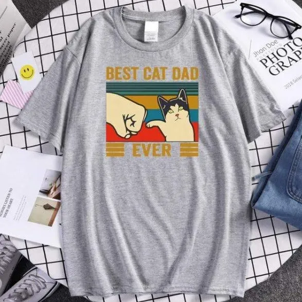 Best Cat Dad Ever Men's T-Shirt