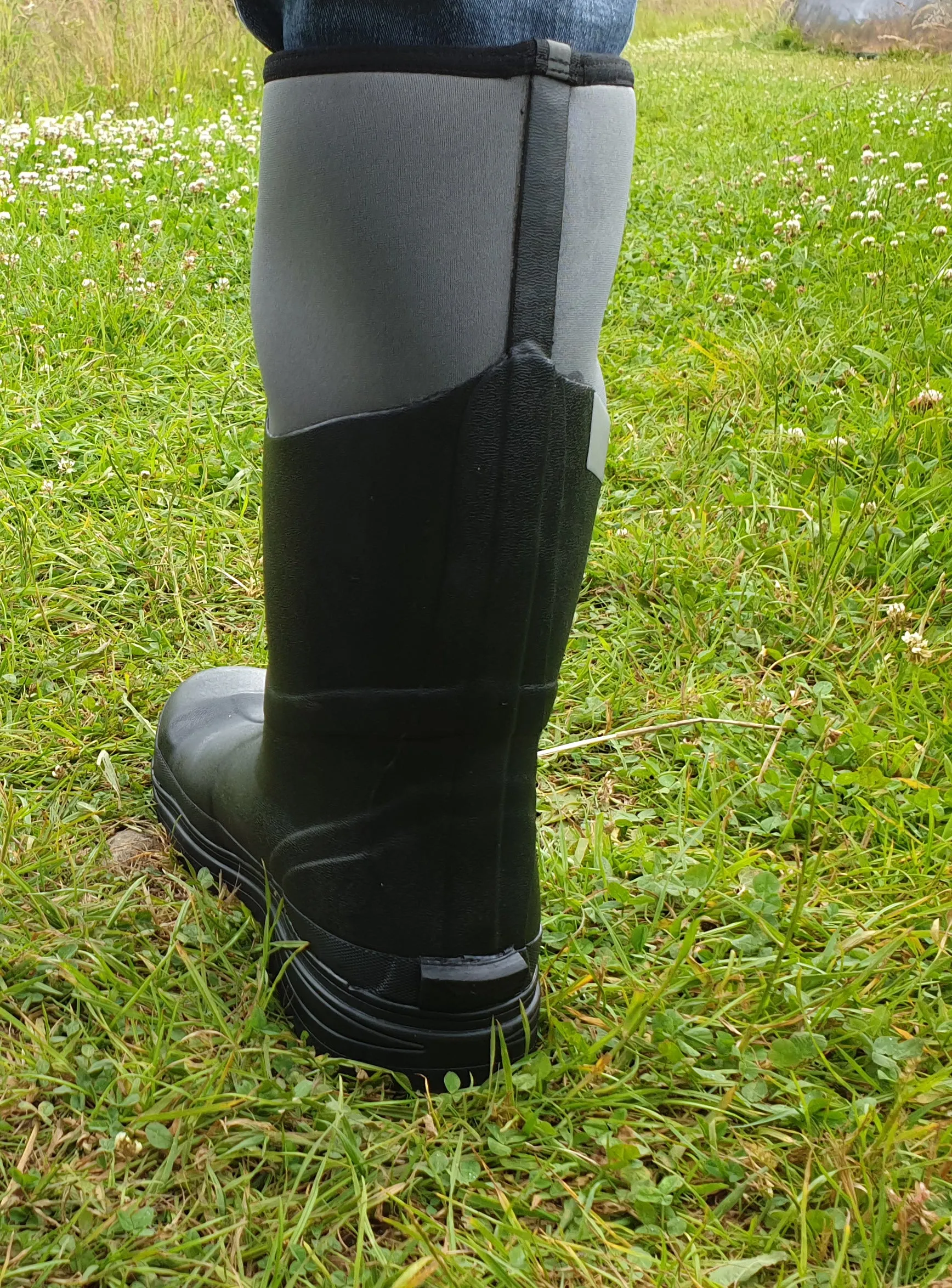 BISON NEOPRENE WELLINGTON MUCK BOOT STEEL TOE CAP SAFETY SHOE