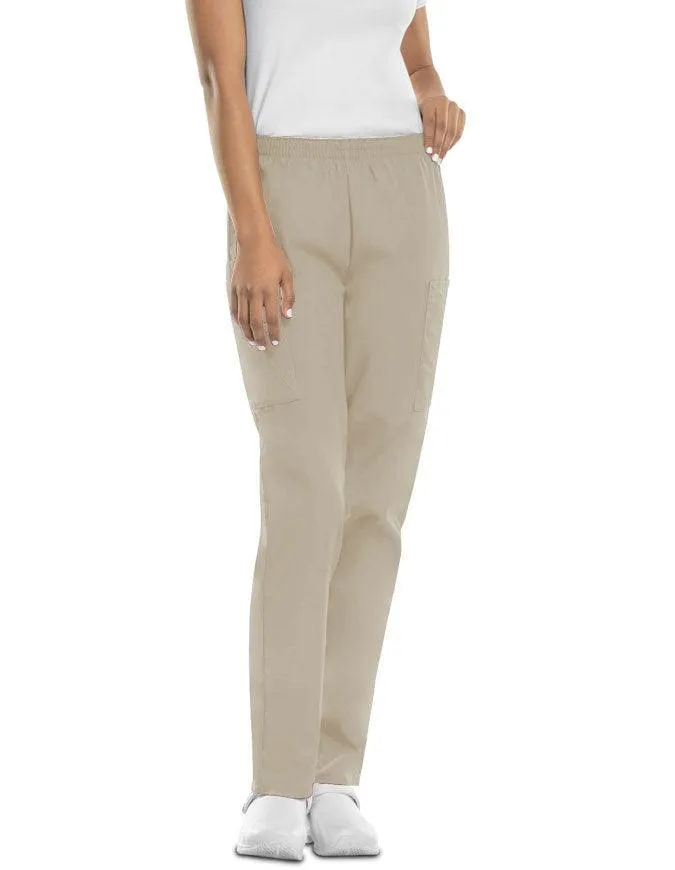 Cherokee Workwear Women Four Pocket Petite Pants