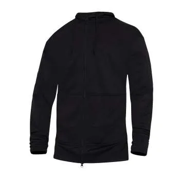 Concealed Carry Zippered Hoodie - Black