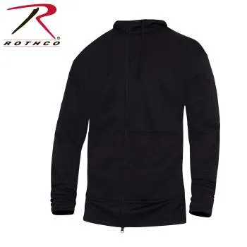 Concealed Carry Zippered Hoodie - Black