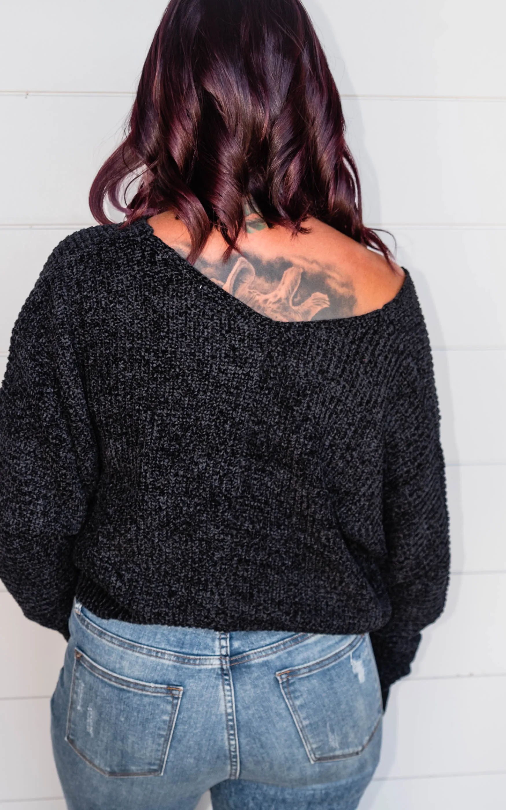 Drop Shoulder Sweater - Hyfve - Final Sale