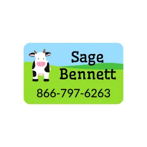 Farm Animals Contact Clothing Labels