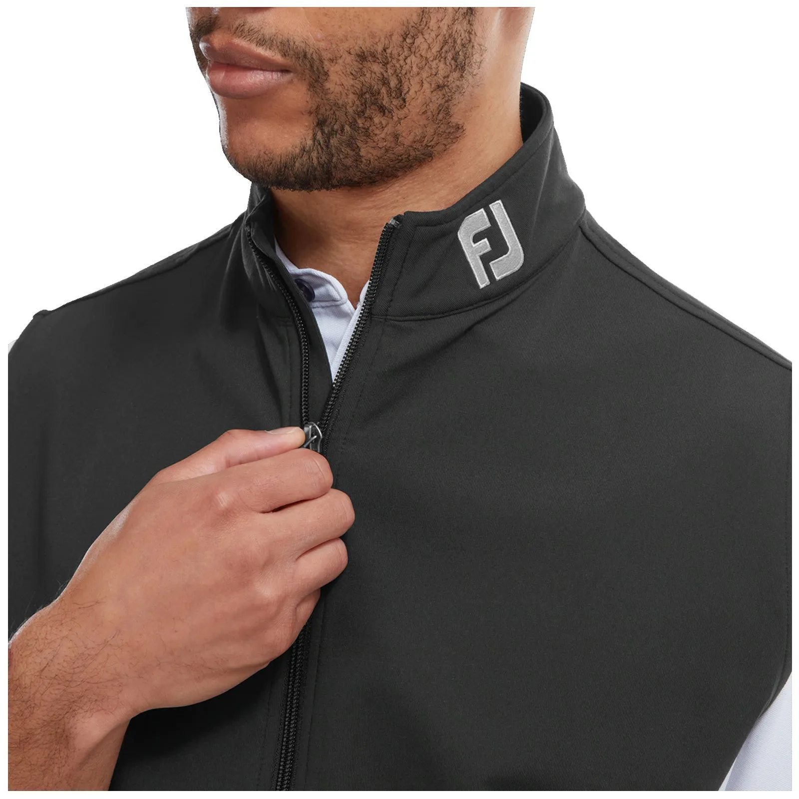 FootJoy Mens Full-Zip Knit Vest