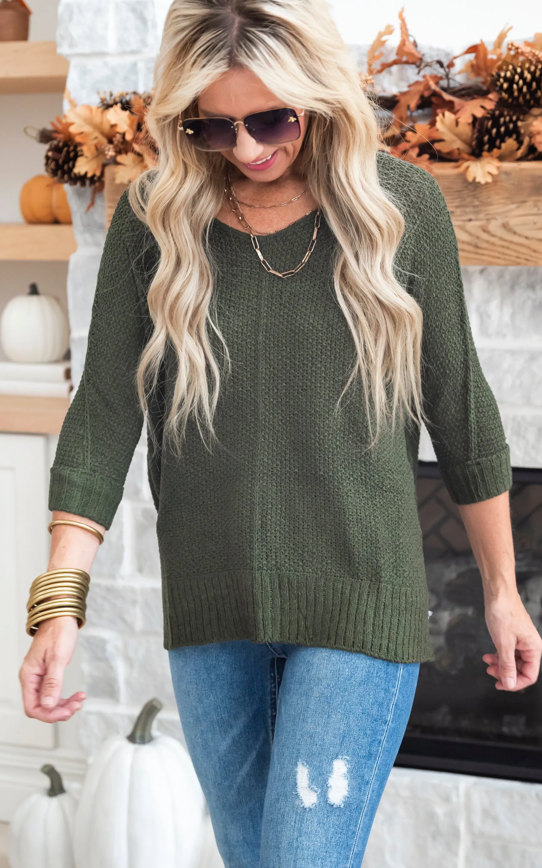 Forever Fall Knit Sweater - part 2 - Final Sale