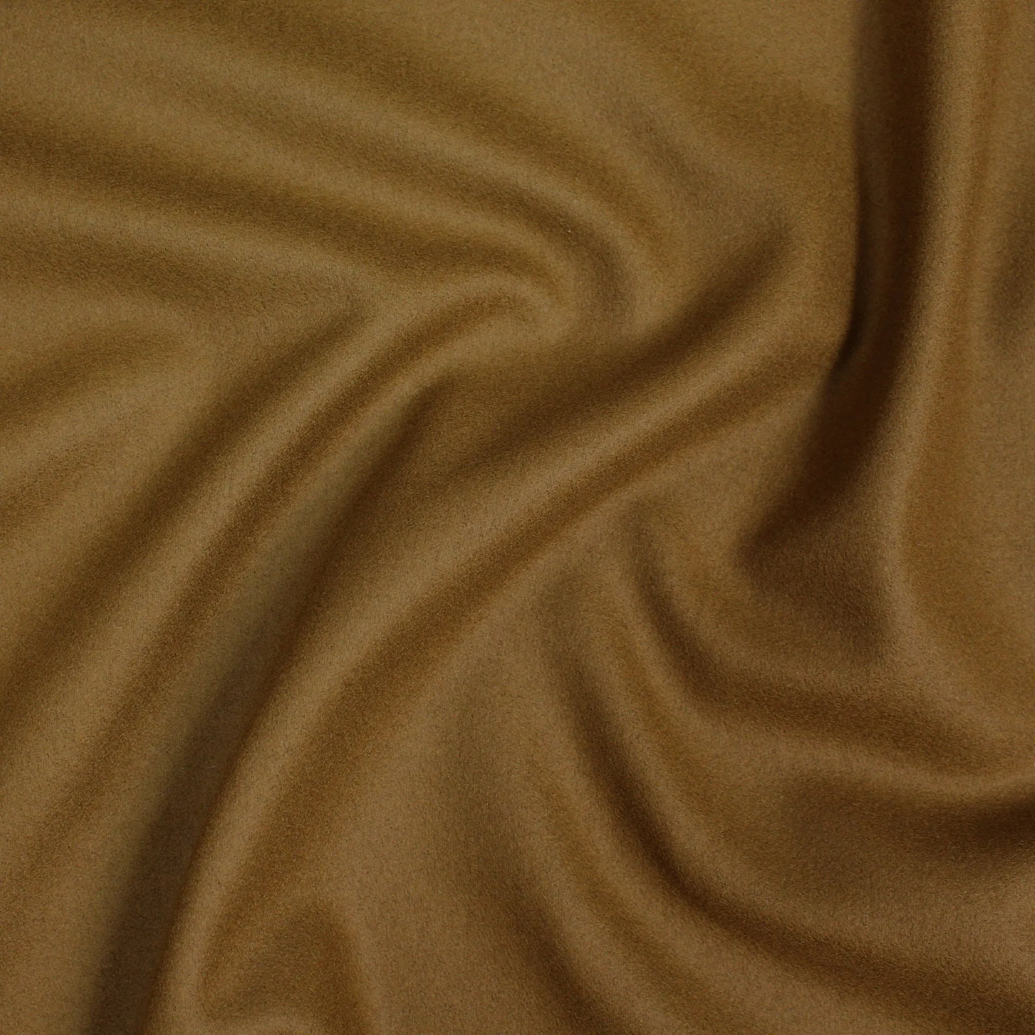 French wool/cashmere blend melton coating - tawny gold