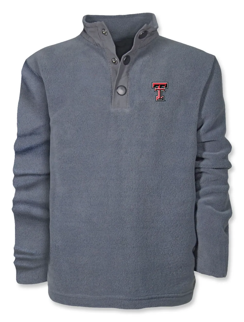 Garb Texas Tech "Reed" YOUTH Polar Fleece 1/4 Button Up