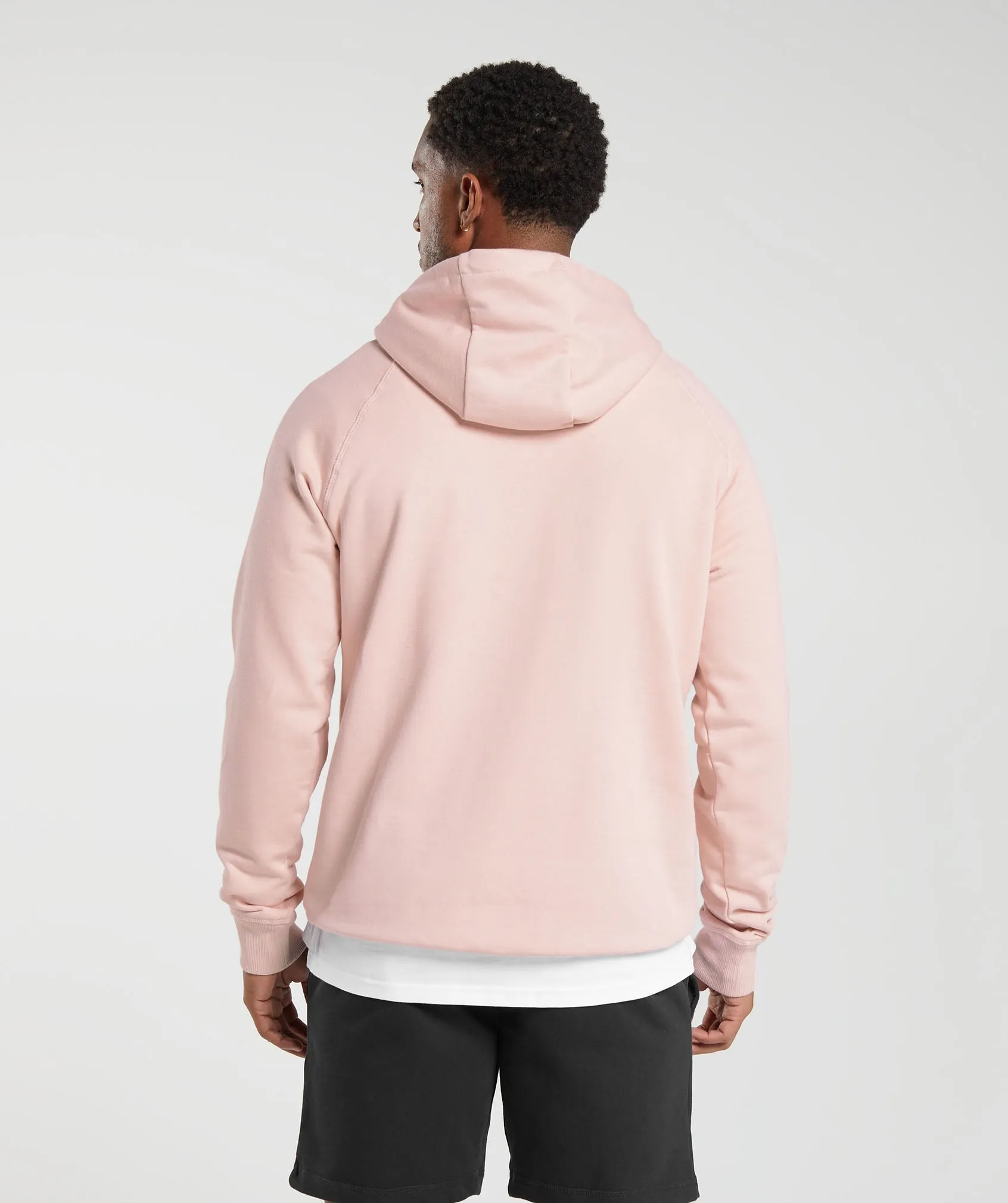 Gymshark Crest Hoodie - Misty Pink