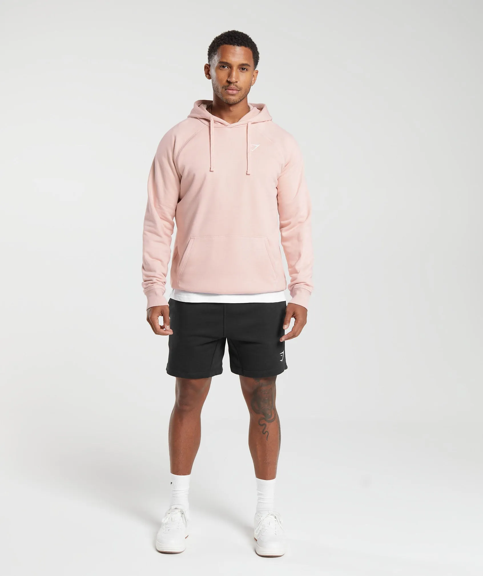 Gymshark Crest Hoodie - Misty Pink