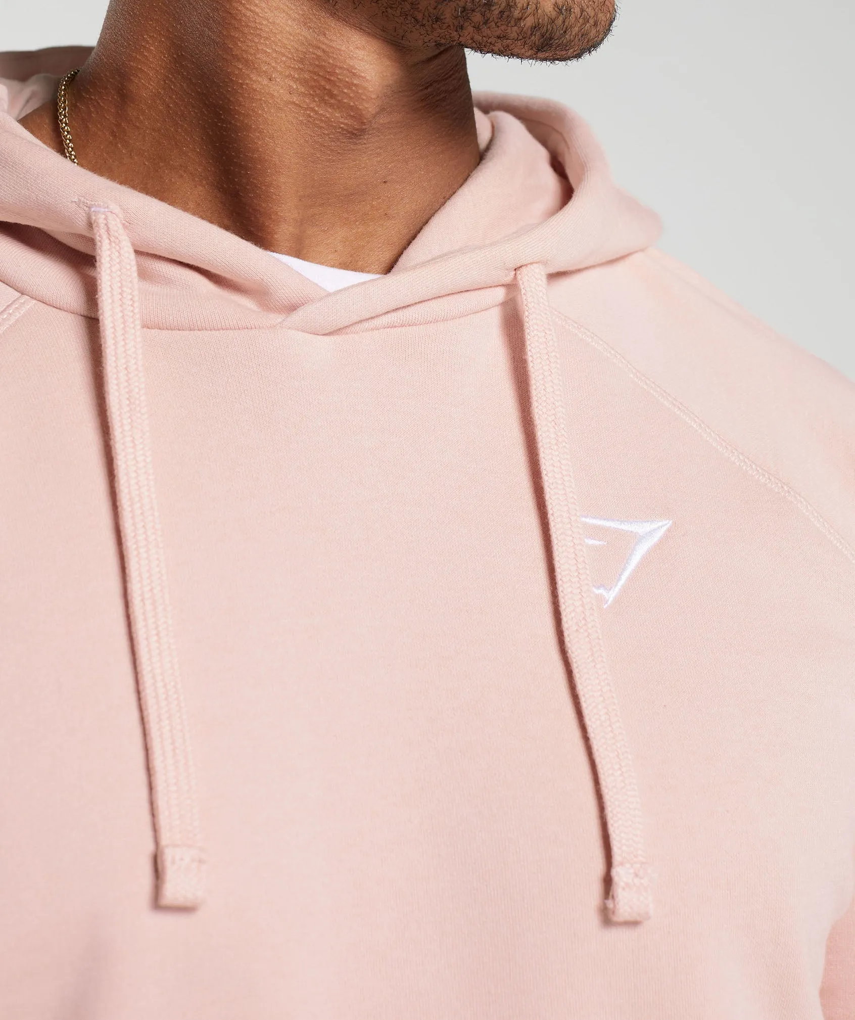 Gymshark Crest Hoodie - Misty Pink