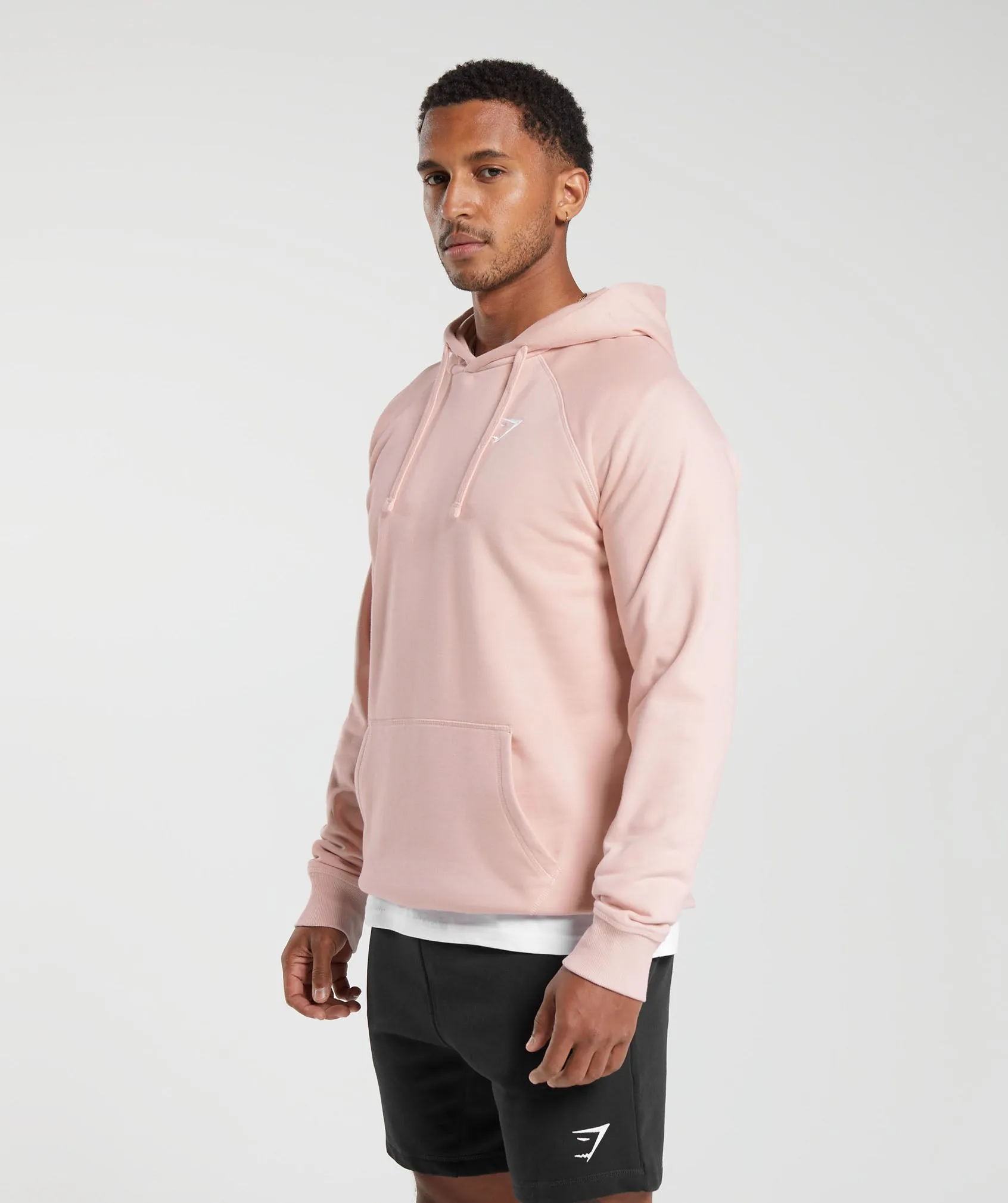 Gymshark Crest Hoodie - Misty Pink