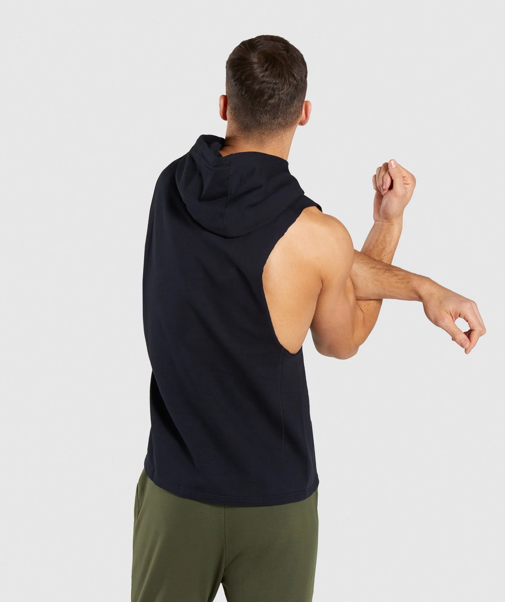 Gymshark Legacy Drop Armhole Hoodie - Black