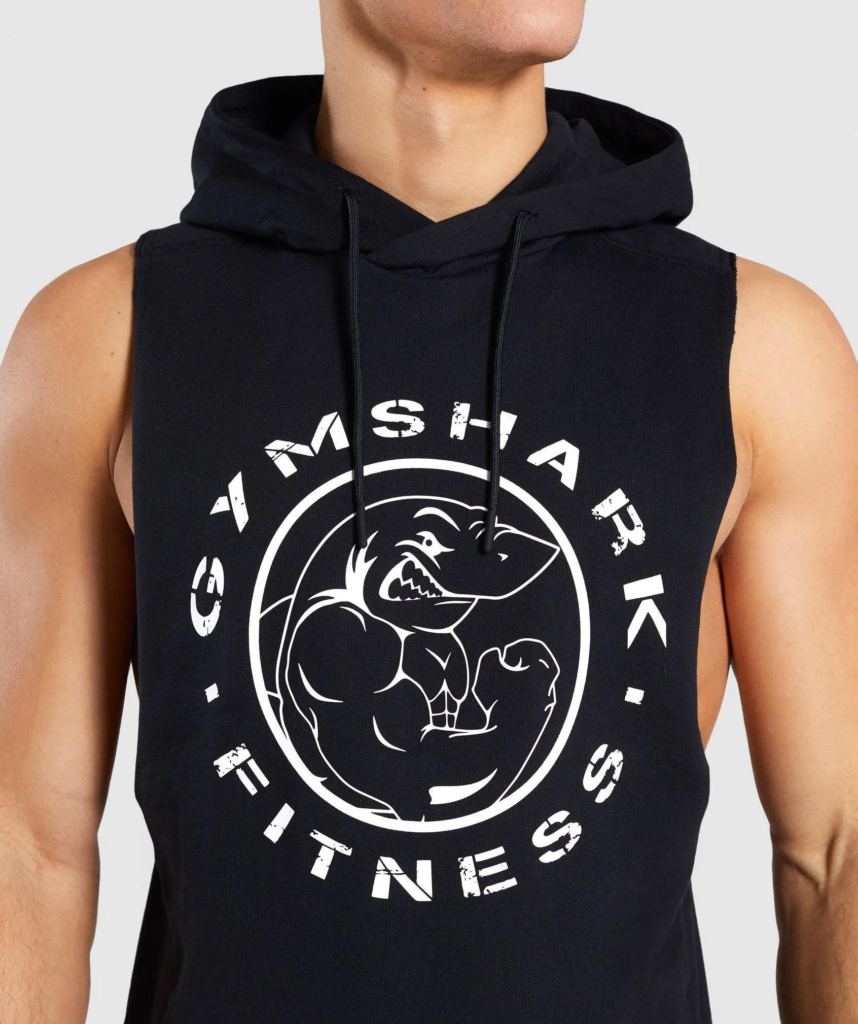 Gymshark Legacy Drop Armhole Hoodie - Black