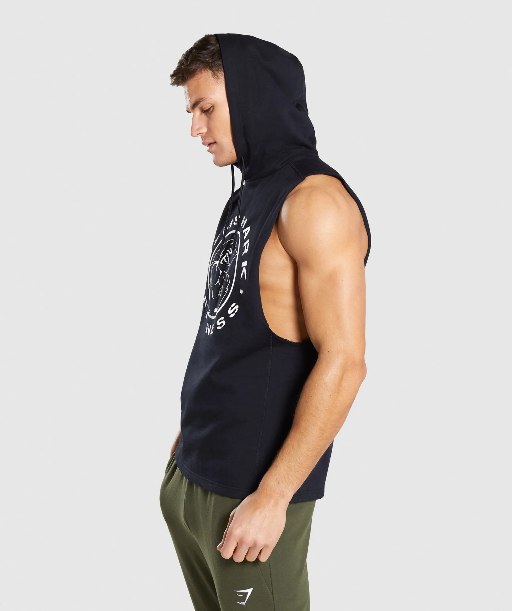 Gymshark Legacy Drop Armhole Hoodie - Black