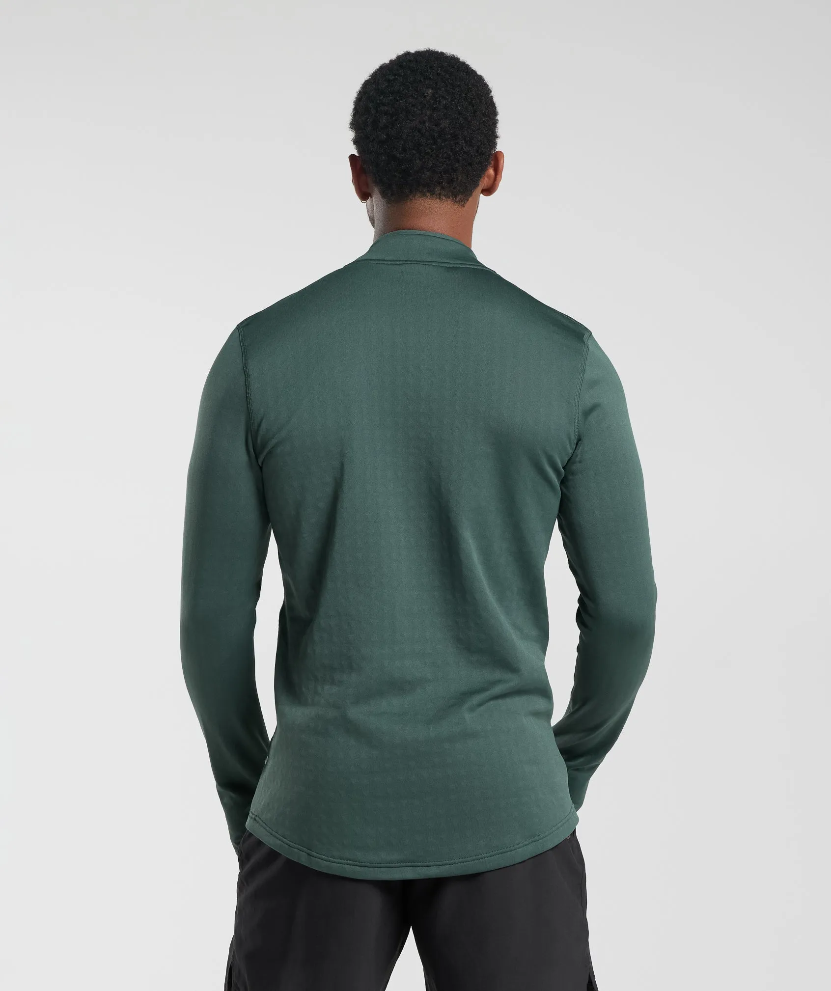 Gymshark Sport 1/4 Zip - Fog  Green