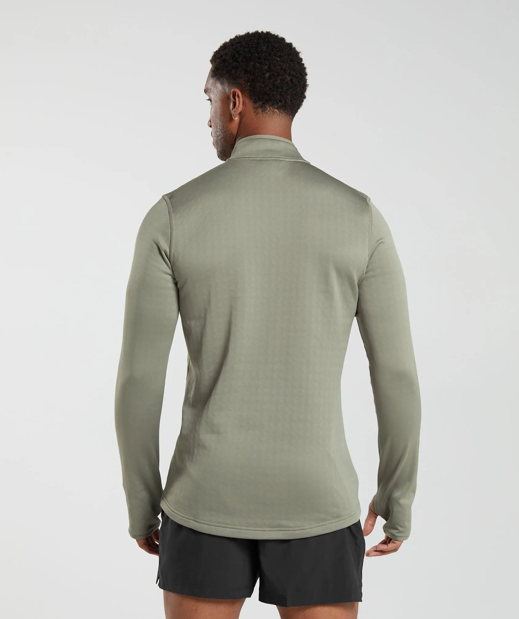 Gymshark Sport 1/4 Zip - Linen Brown