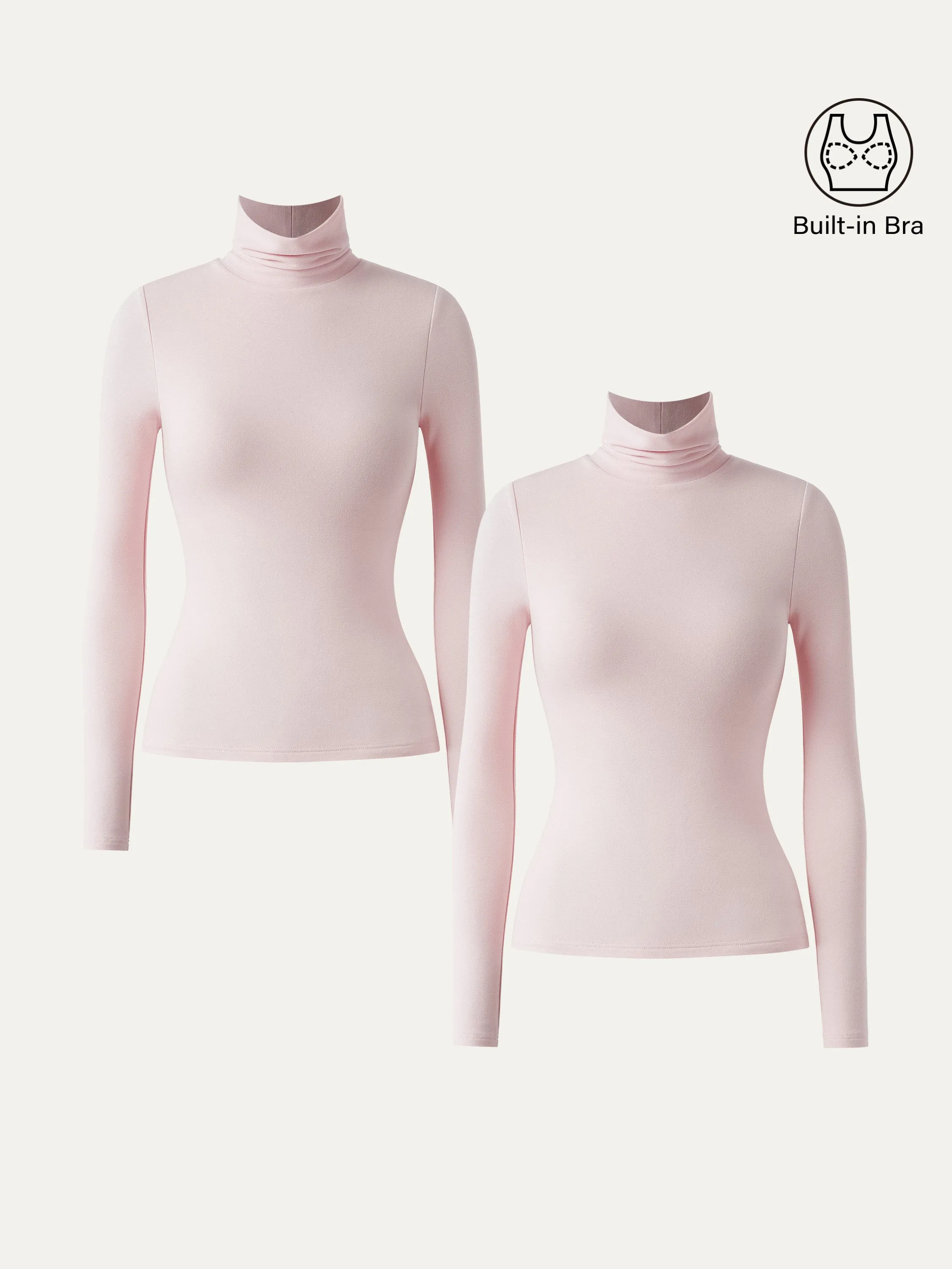 Heat-Tech Turtleneck Brami Top