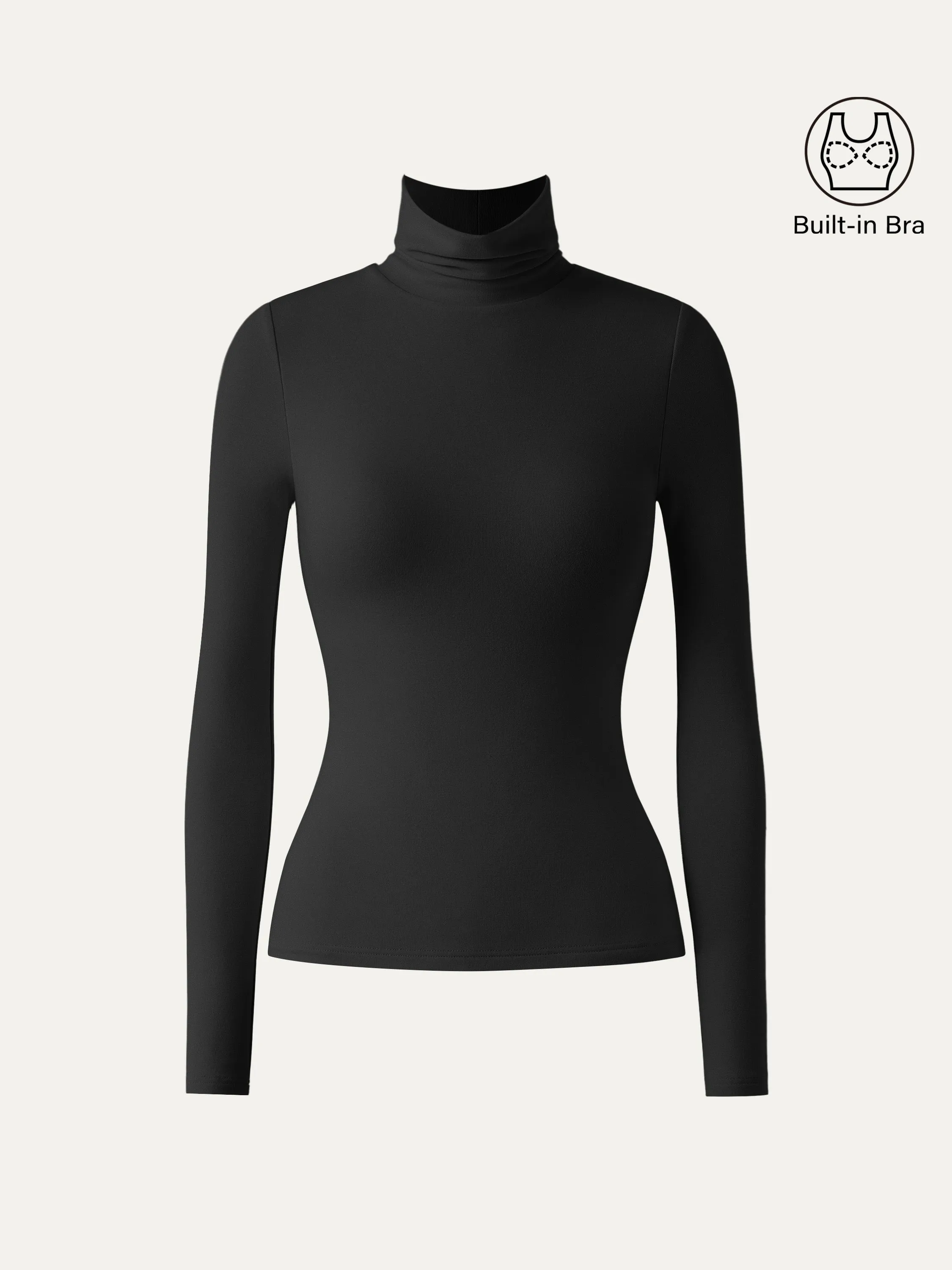 Heat-Tech Turtleneck Brami Top