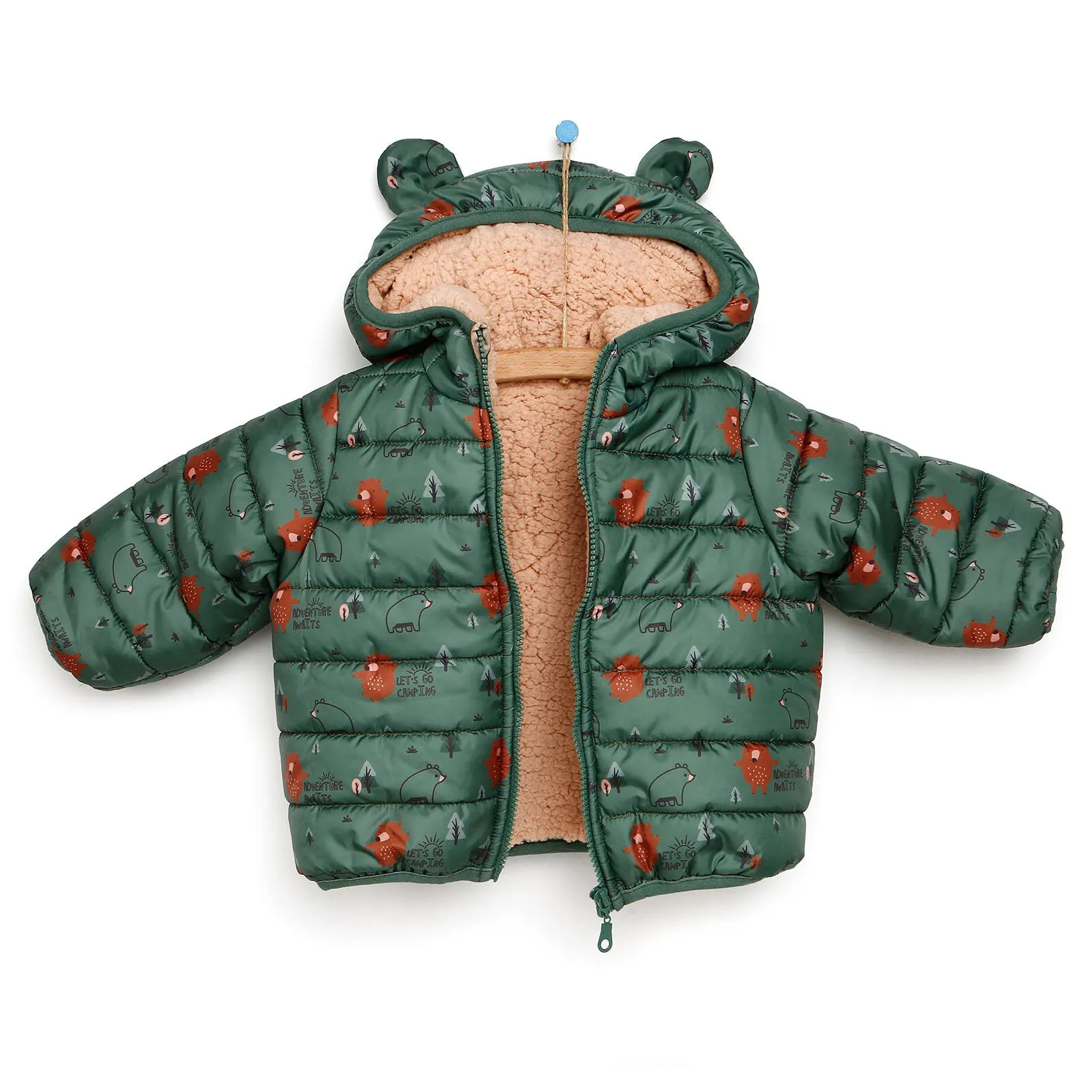 HelloBaby Boy Coat - Dark Green