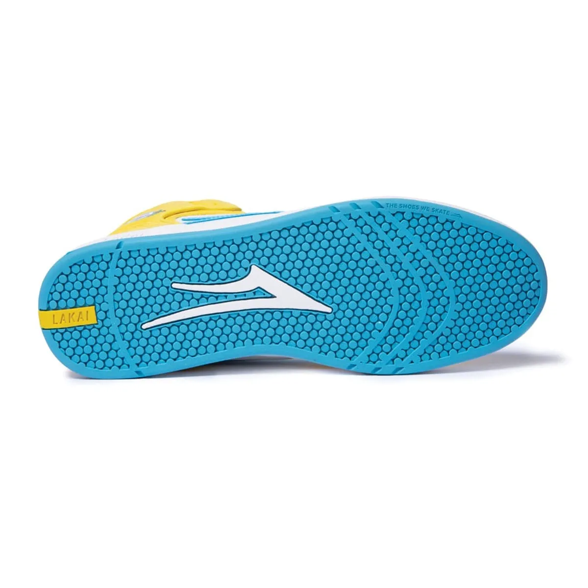 Lakai Shoes Telford SMU - Yellow/Cyan Suede