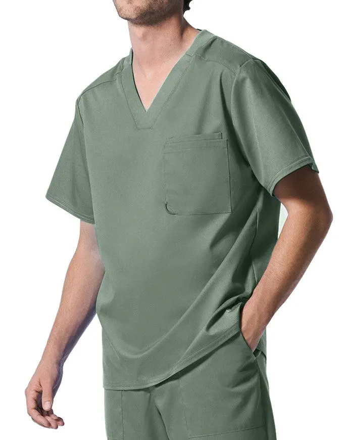 Landau ProFlex Men's 2 Pocket V-Neck Scrub Top