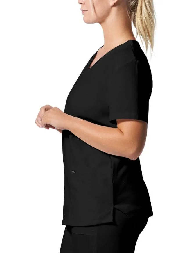 Landau ProFlex Women's 3 Pocket V-Neck Scrub Top