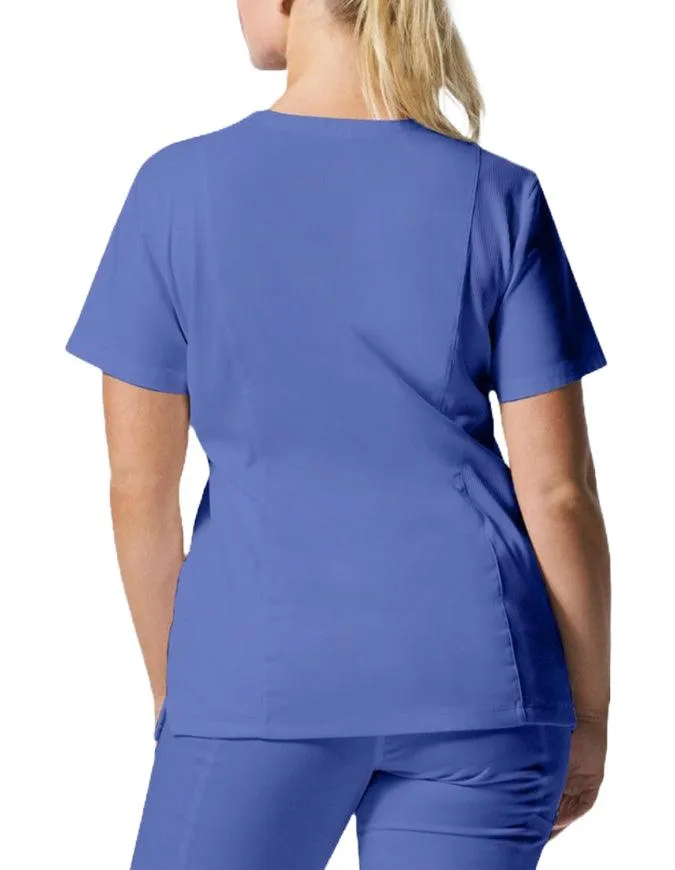 Landau ProFlex Women's 3 Pocket V-Neck Scrub Top