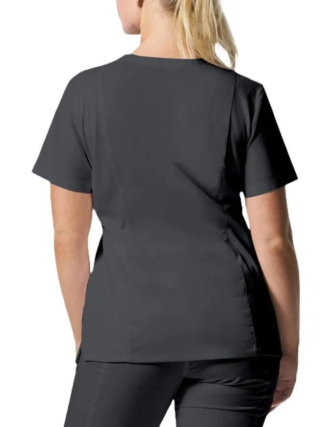 Landau ProFlex Women's 3 Pocket V-Neck Scrub Top