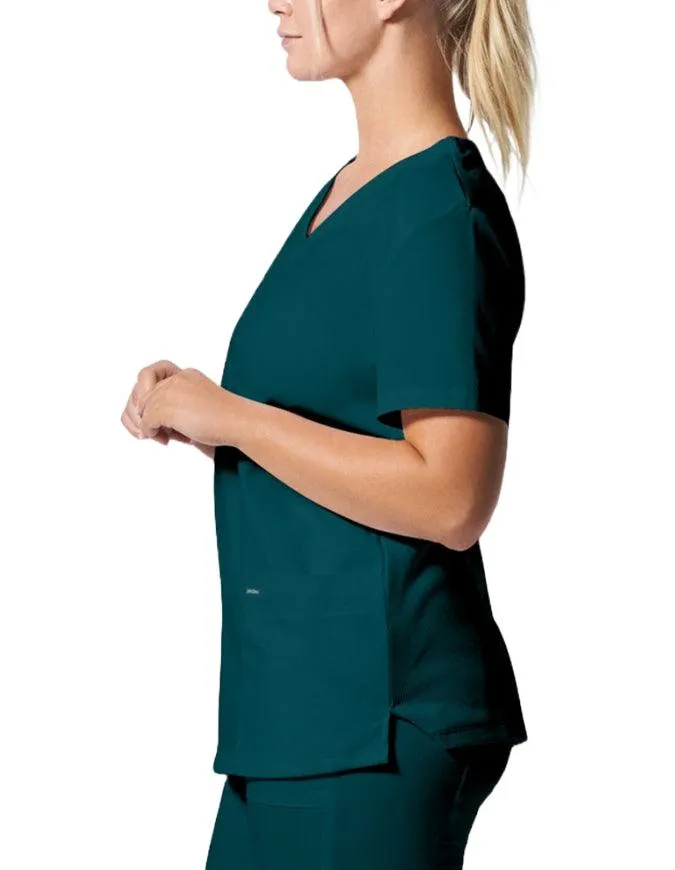 Landau ProFlex Women's 3 Pocket V-Neck Scrub Top