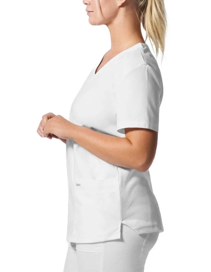 Landau ProFlex Women's 3 Pocket V-Neck Scrub Top