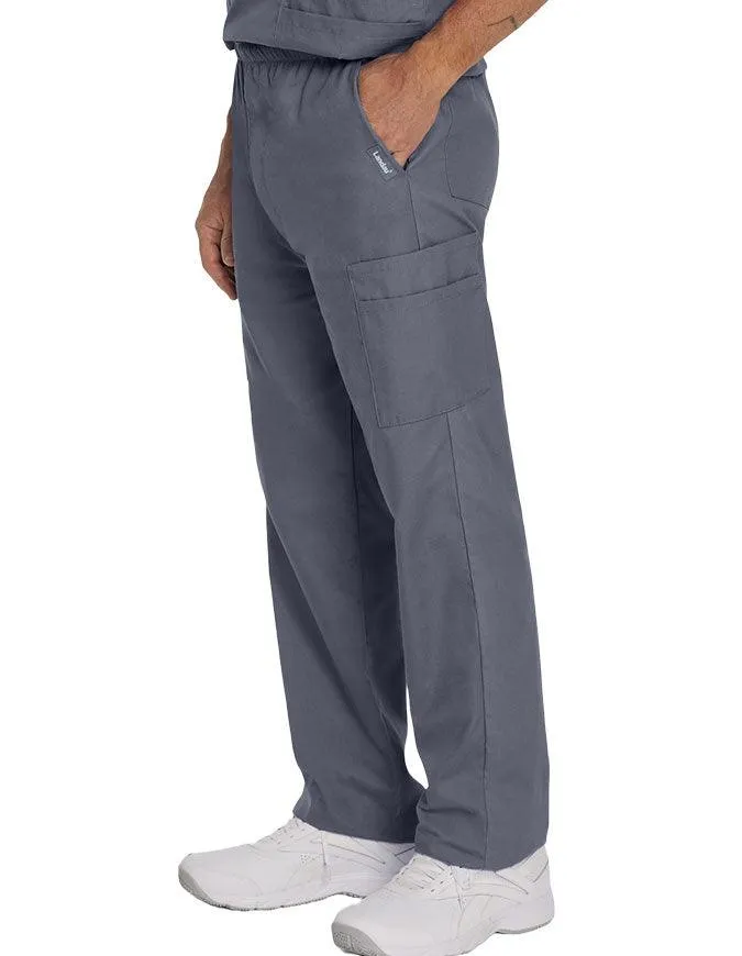 Landau Scrubzone 30 Inch Men's Elastic Waist Medical Scrub Pants