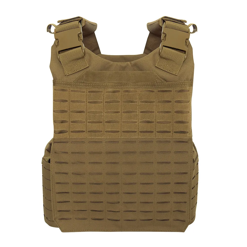 LASER CUT MOLLE PLATE CARRIER VEST | Black, Coyote, Olive