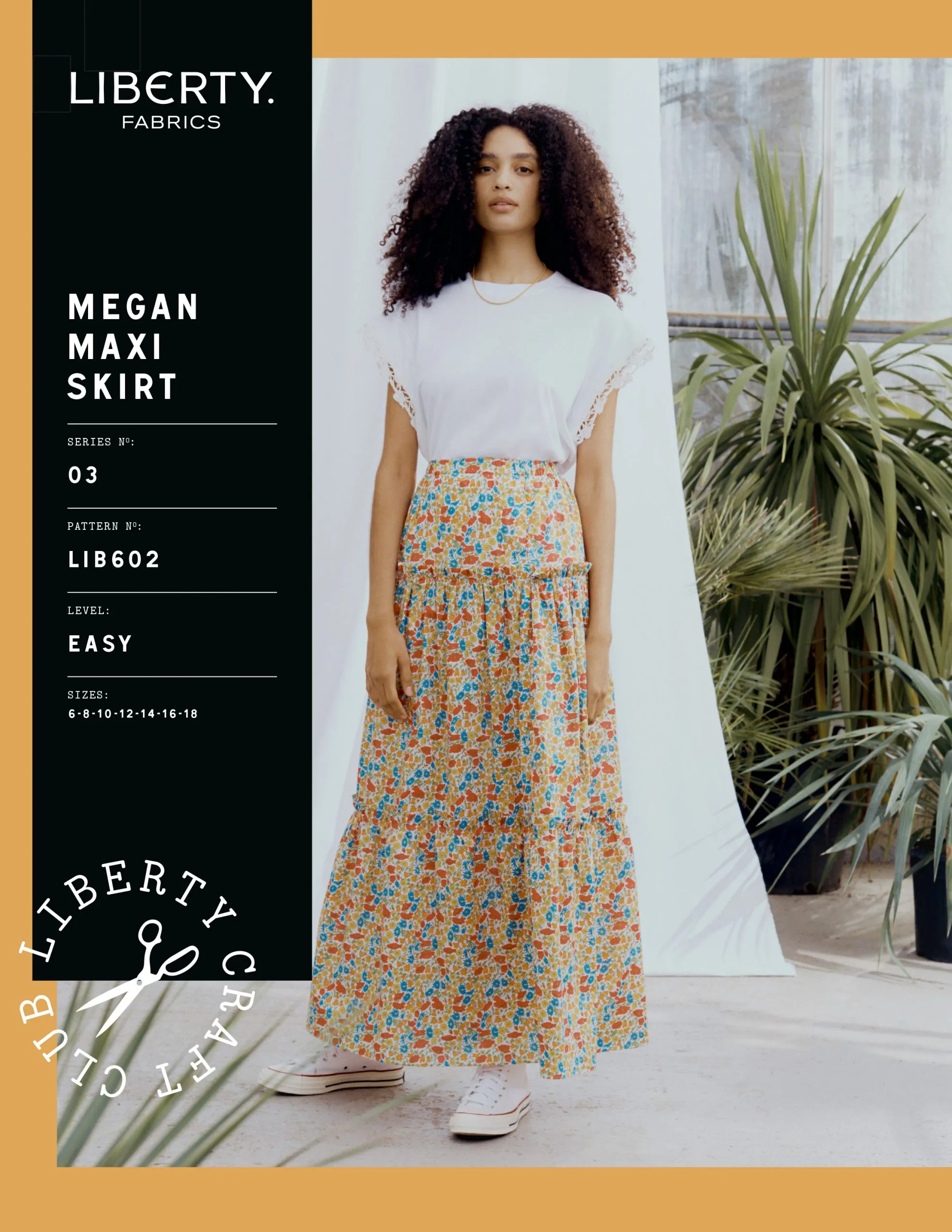 LIBERTY • Megan Maxi Skirt Sewing Pattern