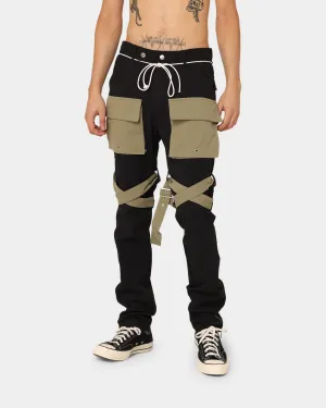 Lifted Anchors Newport Cargo Pants Black