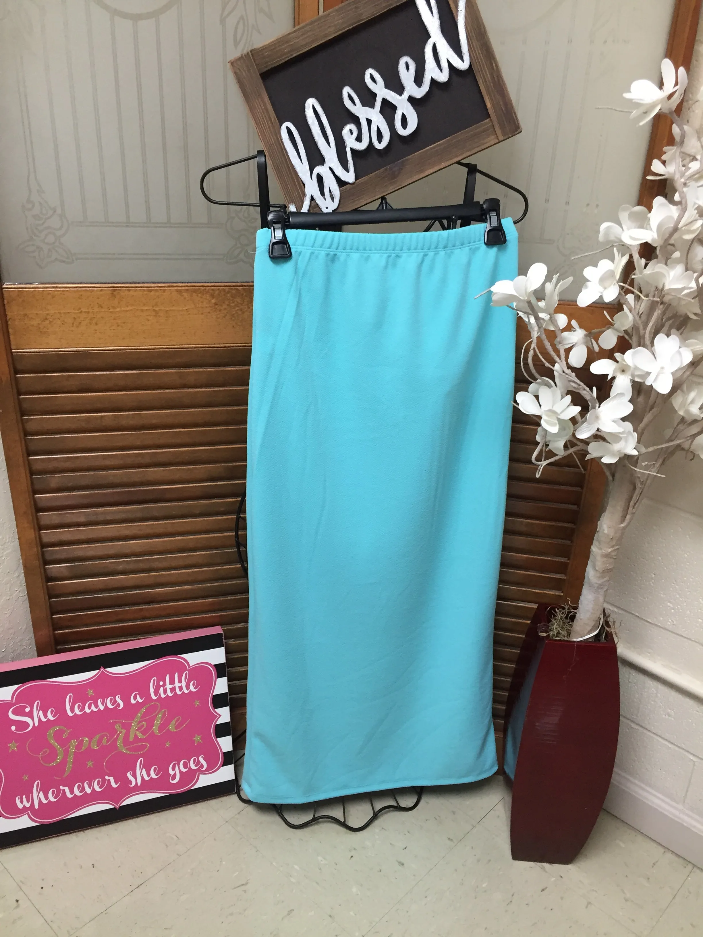 Light Aqua Classic Liverpool Skirt