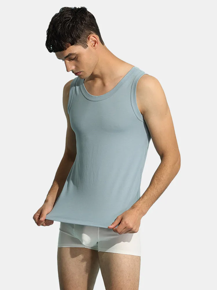 Men's Cotton Moisture Wicking Soft Tanks