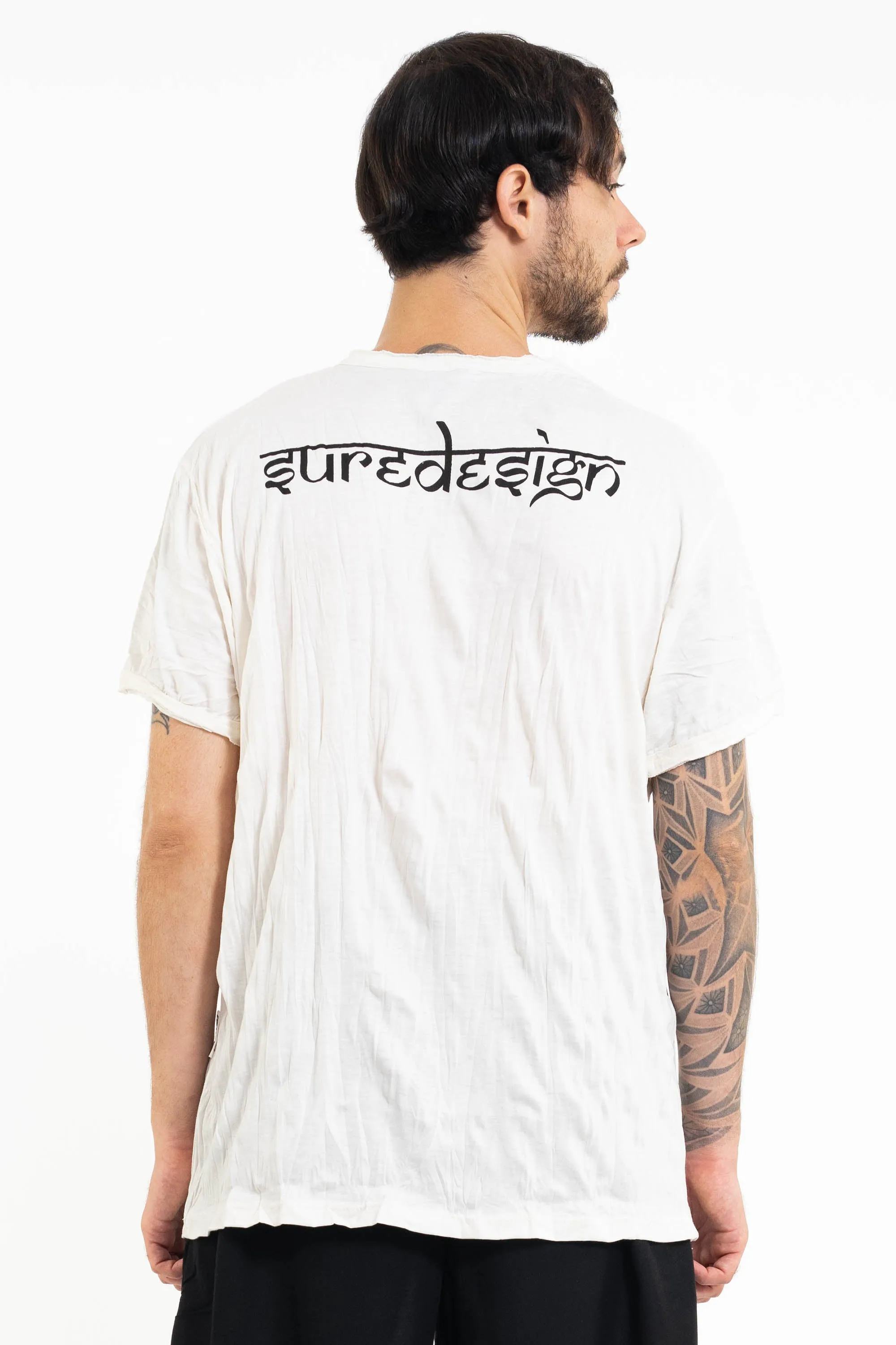 Mens Lord Ganesh T-Shirt in White