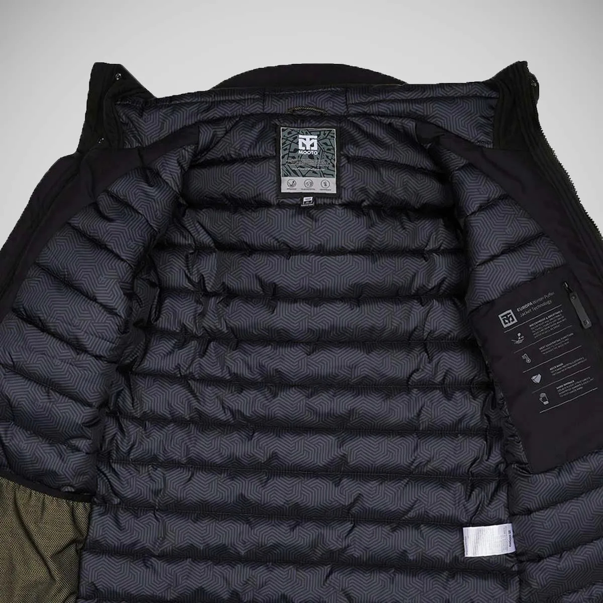 Mooto Europa S2 Winter Puffer Jacket Black