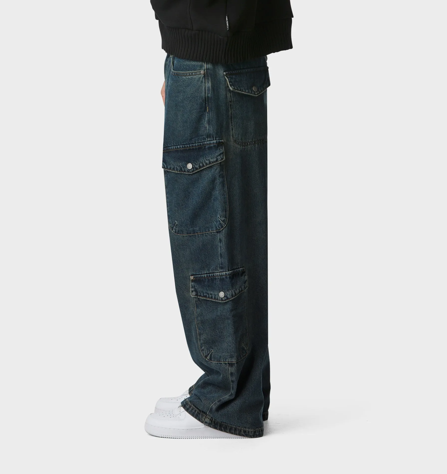 Nixon Denim Cargo Pant - Midnight