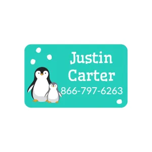 Penguins Contact Clothing Labels