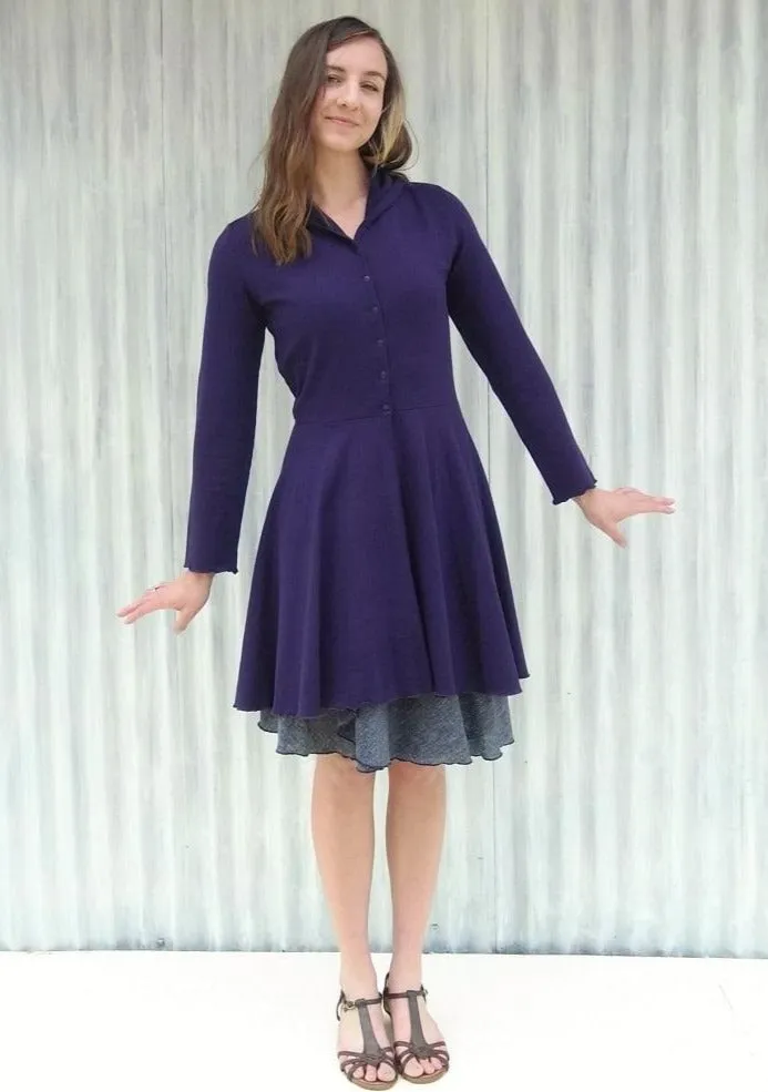 Purple Virginia Dress Coat