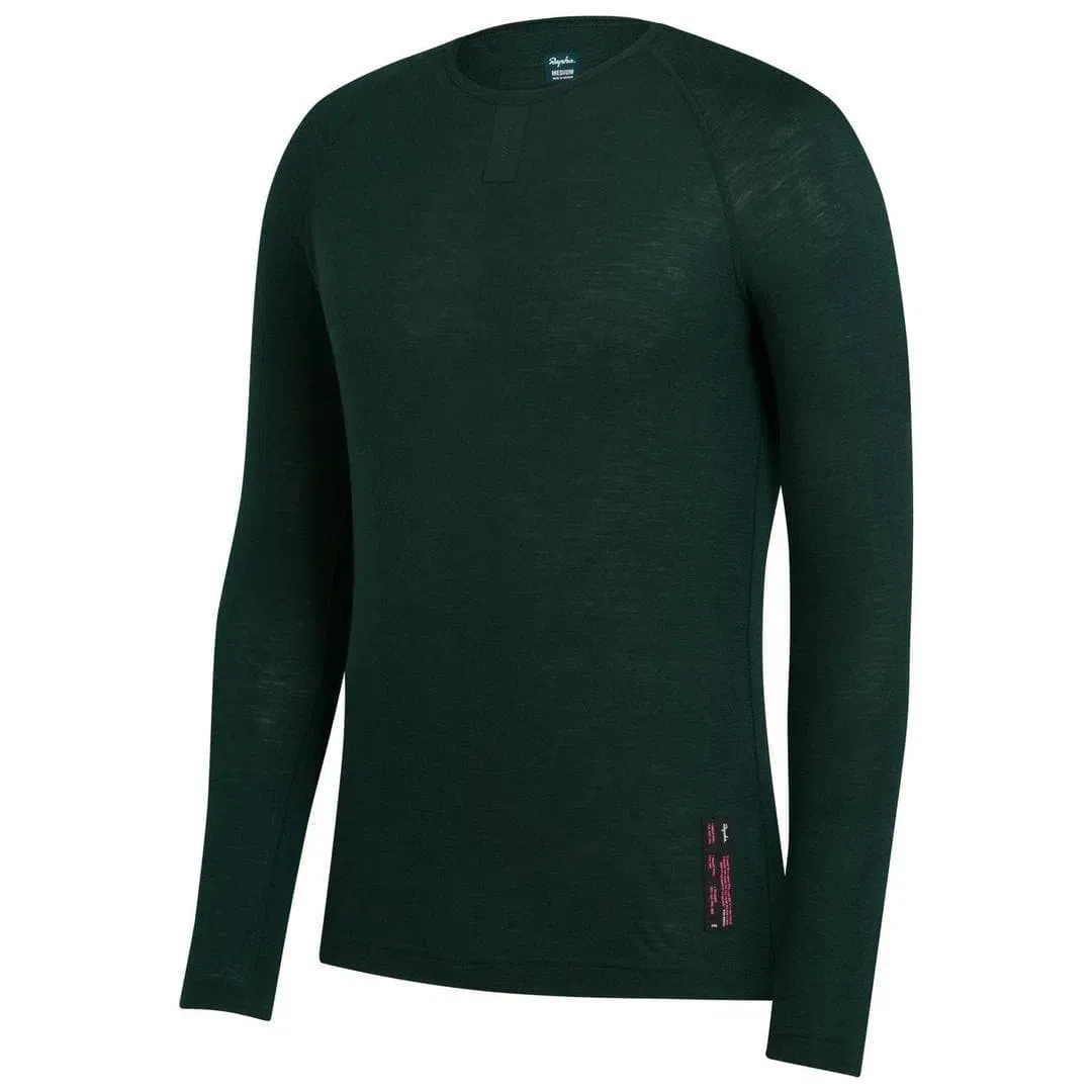 RAPHA Merino Base Layer Long Sleeve - SCA Green