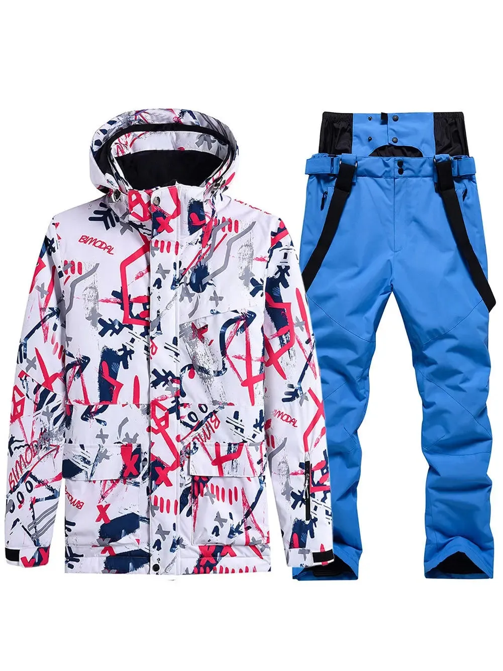 Riuiyele Women's Graffiti Ski Suits