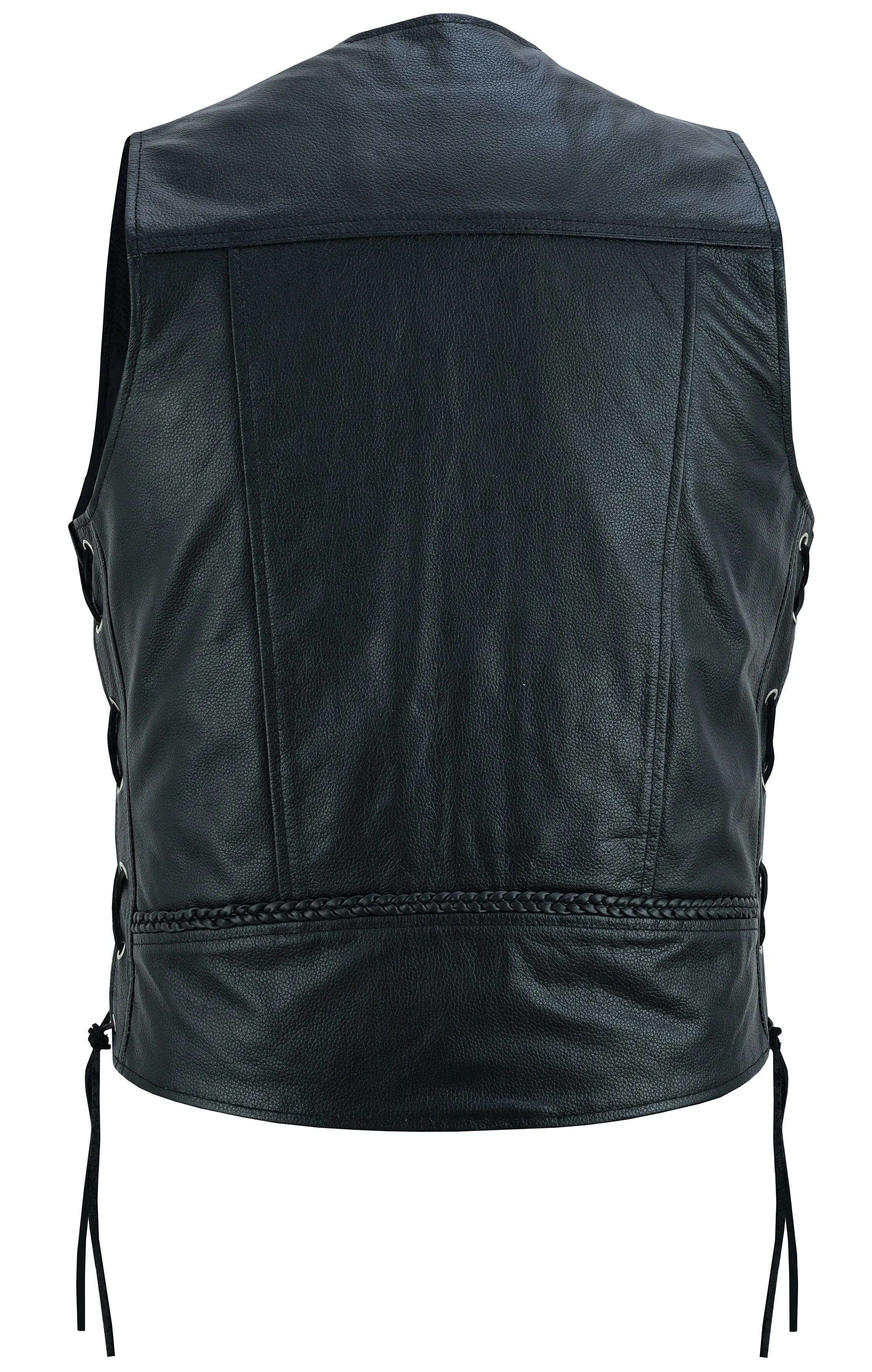 Rustler Leather Motorcycle Vest